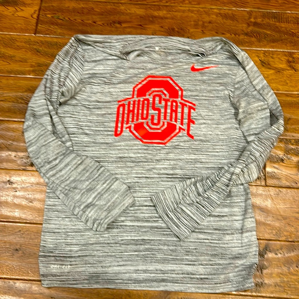 Nike Ohio State Dry-Fit LS tee. Size Small